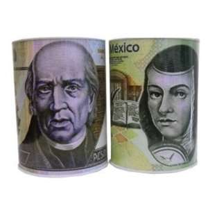  Mexican Peso Metal Coin Bank   Medium Case Pack 24 