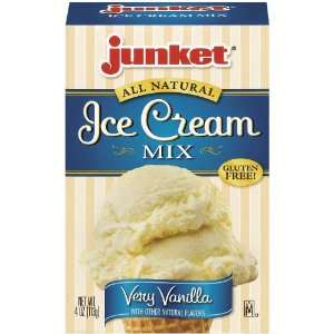 Junket Very Vanilla Ice Cream Mix (Case Grocery & Gourmet Food