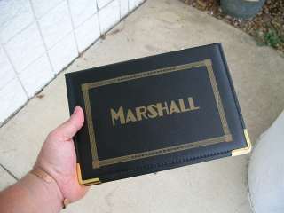 Marshall JTM45 Offset Certificate & Manuals  