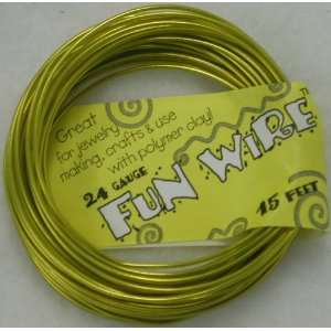  Fun Wire 24 Gauge Coil   Icy Lemonade Toys & Games