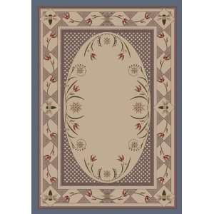  Innovation Collection Kimberly Lapis Floral Nylon Area Rug 