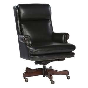 Hekman 7 9252B Leather Executive Office Tilt Swivel Chair 