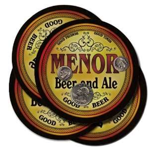  MENOR Family Name Beer & Ale Coasters 