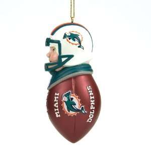  Pack of 4 NFL Miami Dolphins Caucasian Football Tackler 