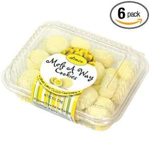 Silver Lake Cookie Company, Lemon Melt a Way, 13 Ounce Tubs (Pack of 6 