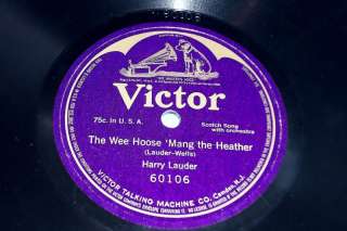   RECORD # 60106 HARRY LAUDER THE WEE HOOSE MANG THE HEATHER  
