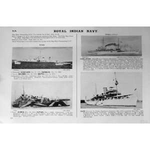  1953 54 Indian Navy Ship Narbada Sutlej Hindustan Clive 