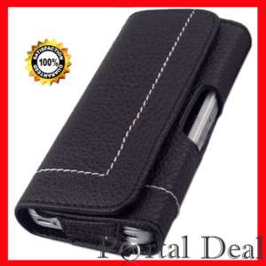 LEATHER SIDE CASE BELT CLIP POUCH FOR IPHONE 3GS 3G 4G  