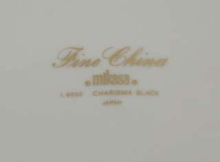 Mikasa Fine China Charisma Black 8.5 Soup Cereal Bowl  