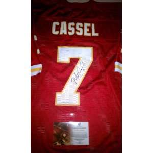 Matt Cassel Signed Kansas City Chiefs Jersey