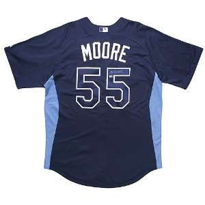  Tampa Bay Rays Matt Moore Autographed BP Jersey Sports 
