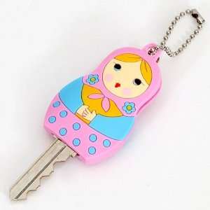  cute pink matryoshka key cover charm Toys & Games