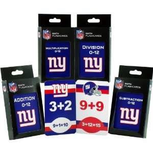   Specialties New York Giants Math Pack Flash Cards