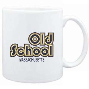   Mug White  OLD SCHOOL Massachusetts  Usa States