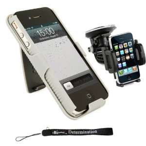 Rubberized Case Holster Stand with Rotating Clip Made for Apple iPhone 