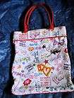 Used LUELLA for TARGET GRAFFiTI Canvas Tote cool Purse COllectible 