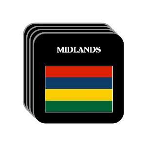  Mauritius   MIDLANDS Set of 4 Mini Mousepad Coasters 