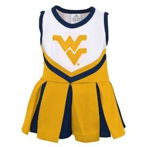 Adidas West Virginia Mountaineers Gold Toddler 2 Piece Cheerleader 