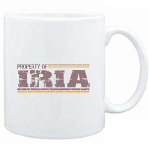  Mug White  Property of Iria   Vintage  Female Names 