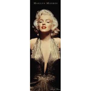  Marilyn Monroe   Gold   Poster (21x62)