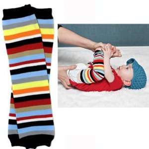    #25 Michael Stripe baby leg warmers for boy by My Little Legs Baby