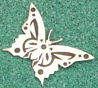 Taxco Mexico Mexican Butterfly 950 Sterling Brooch Pin  