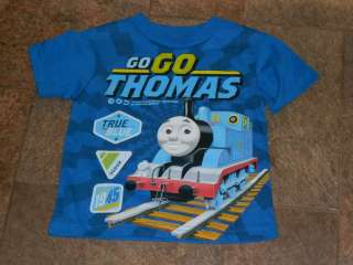 NWT Thomas The Tank Engine Train Blue T Shirt 2T 3T 4T  