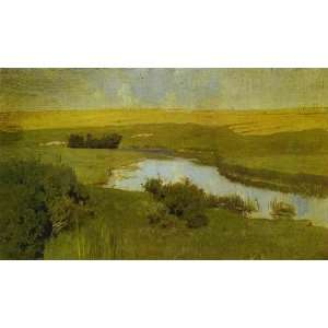   Levitan   24 x 14 inches   The Istra River   Study