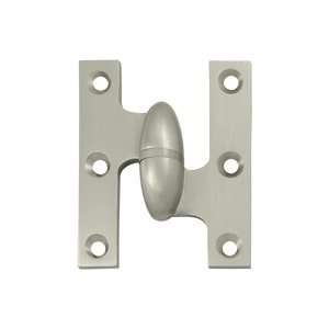  Deltana OK2520U15 R Satin Nickel 2 1/2 x 2 Solid Brass 