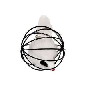   Catit Mini Furry Friends with Wire Ball   3 in. diameter Electronics