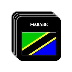  Tanzania   MAKABE Set of 4 Mini Mousepad Coasters 