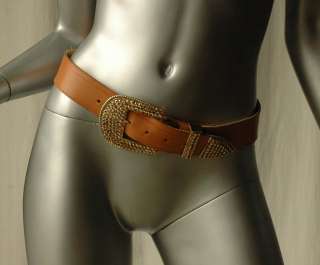 , rare vintage find, this twinkling Michael Morrison belt livens 