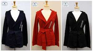 Lucky Brand Women’s Jingo Front Tie Hooded Wrap Jacket  