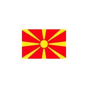  Macedonia Flag, 2 x 3, Outdoor, Nylon