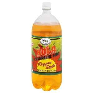 Jcs Soda Jamaican Kola Champa 2 LT (Pack of 8)  Grocery 
