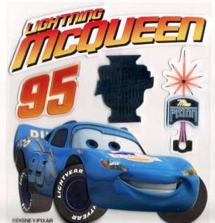Jolees Disney Pixar Cars Lightning Mcqueen 3D Stickers  