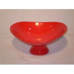 PEDESTAL COMPOTE RED 11.25LX8.5WX4.75H 9926 RED Kitchen 
