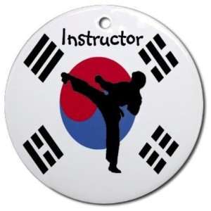  Taekwondo Male Instructor Keepsake Ornament Health 