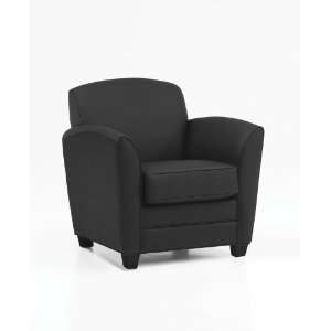  LeMans Contemporary Side Chair with Black Simulated 