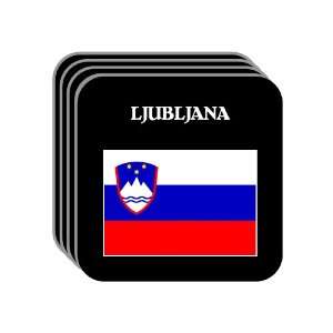 Slovenia   LJUBLJANA Set of 4 Mini Mousepad Coasters