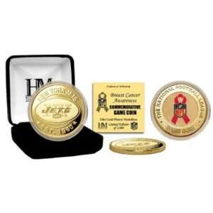  New York Jets BCA 24KT Gold Game Coin 