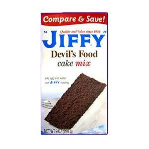 Jiffy Devils Food Cake 24ct  Grocery & Gourmet Food