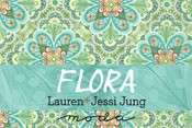   Layer Cake ~ FLORA ~ Lauren + Jessi Jung MODA 42   10 squares  
