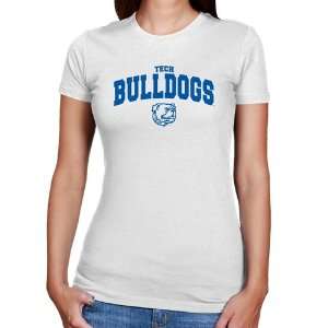  NCAA Louisiana Tech Bulldogs Ladies White Logo Arch Slim 