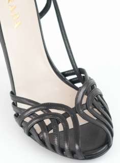 New Prada Black Sandals/Shoes Sz 39.5 US 9.5 Rt $790  