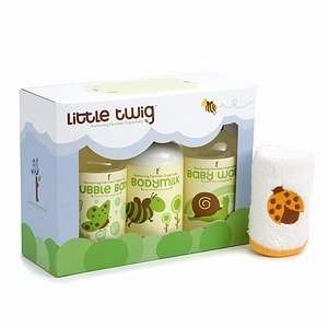  Little Twig Organic Gentle Care Baby Bath Set, Unscented 1 