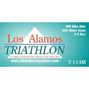  3x6 Vinyl Banner   Los Alamos Triathlon 
