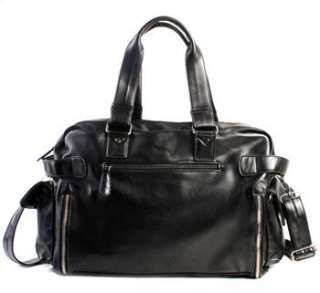 NEW Mans PU Leather Shoulder Backpack Bag Purse EAP08  