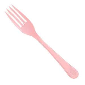  Baby Pink Plastic Forks 24 Count
