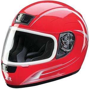  Z1R Phantom Warrior Helmet   X Small/Red Automotive